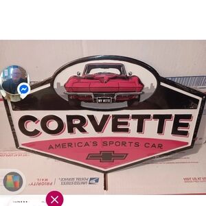 Wall Sign - Red and Black